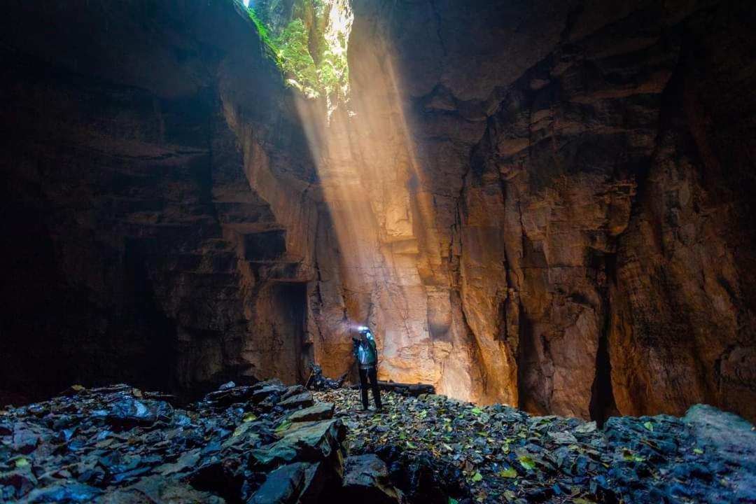 Camp La Gruta Del Duende Hotel Cuetzalán del Progreso Kültér fotó
